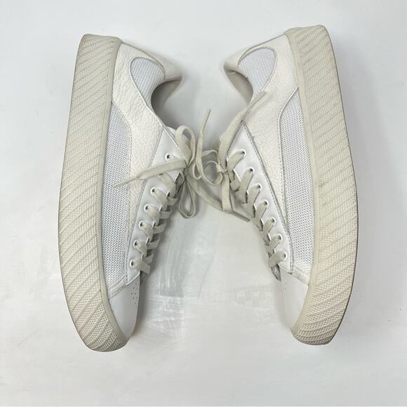BY FAR Rodina Grained Low Sneakers Cream White Womens Size EU 40 / US 10 - Picture 8 of 12